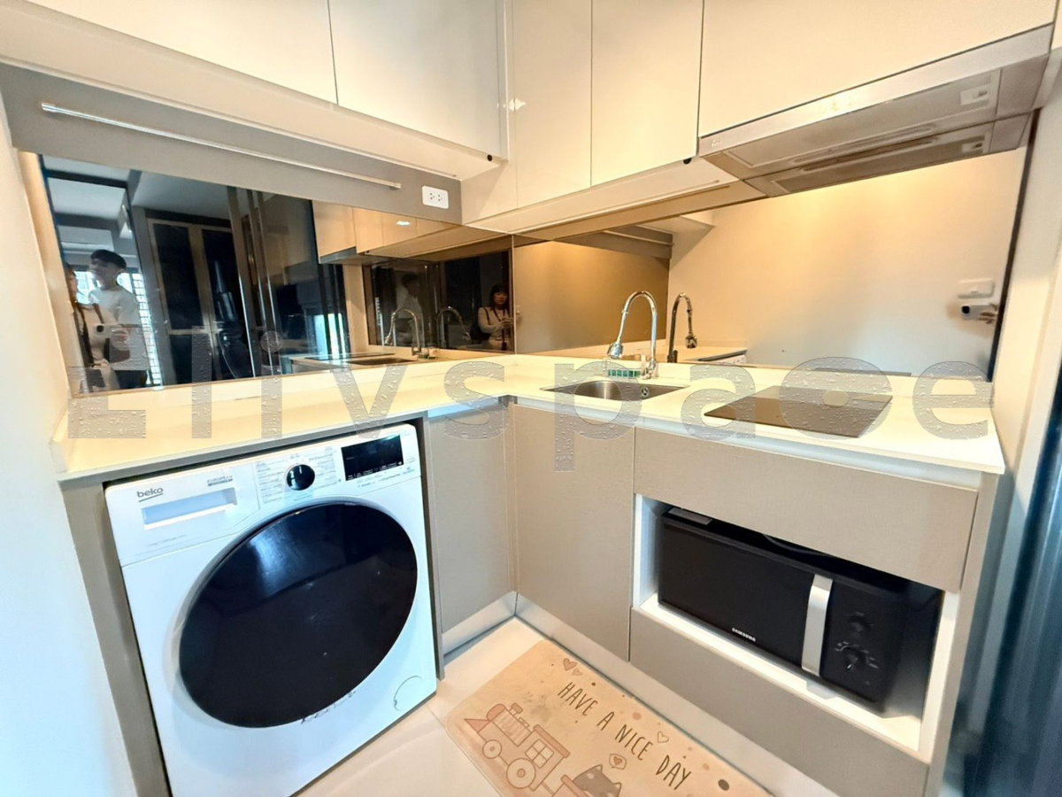 รูป ▚ L0KC88ツ ให้เช่า: Ideo Sathorn Wongwianyai 1 Bed 36ตร.ม. ห้องมุม วิวรถไฟฟ้า บิวท์อินสวย กระจกเยอะ พร้อมอยู่✨ - รูปที่ 4/8