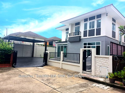 ขายบ้านเดี่ยว : บ้านเดี่ยว เดอะแพลนท์ ราชพฤกษ์ ตอบโจทย์ครอบครัวที่มีผู้สูงอายุด้วยห้องนอนล่าง บนเนื้อที่ดินผืนใหญ่ 76.6 ตร.ว. 