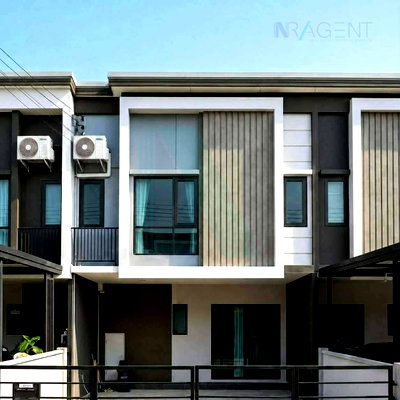 Townhouses for sale Pathumthani : For Sell Town house GRANDE PLENO PHAHOLYOTHIN - VIBHAVADI 2-story 3 bedroom 2 bathroom
