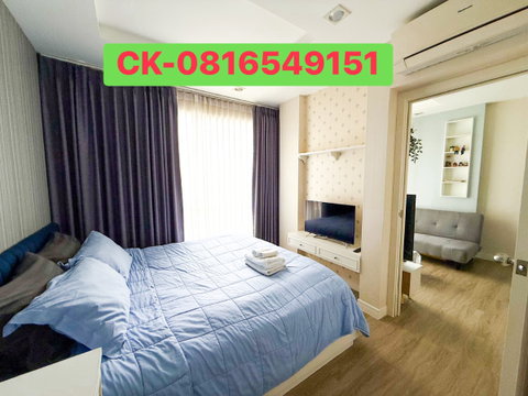 ให้เช่าคอนโด The Blu x  Condo   บางแสน อาคารB   ห้องสวย  081-654-9151 ขนาด 32 ตร.ม.
