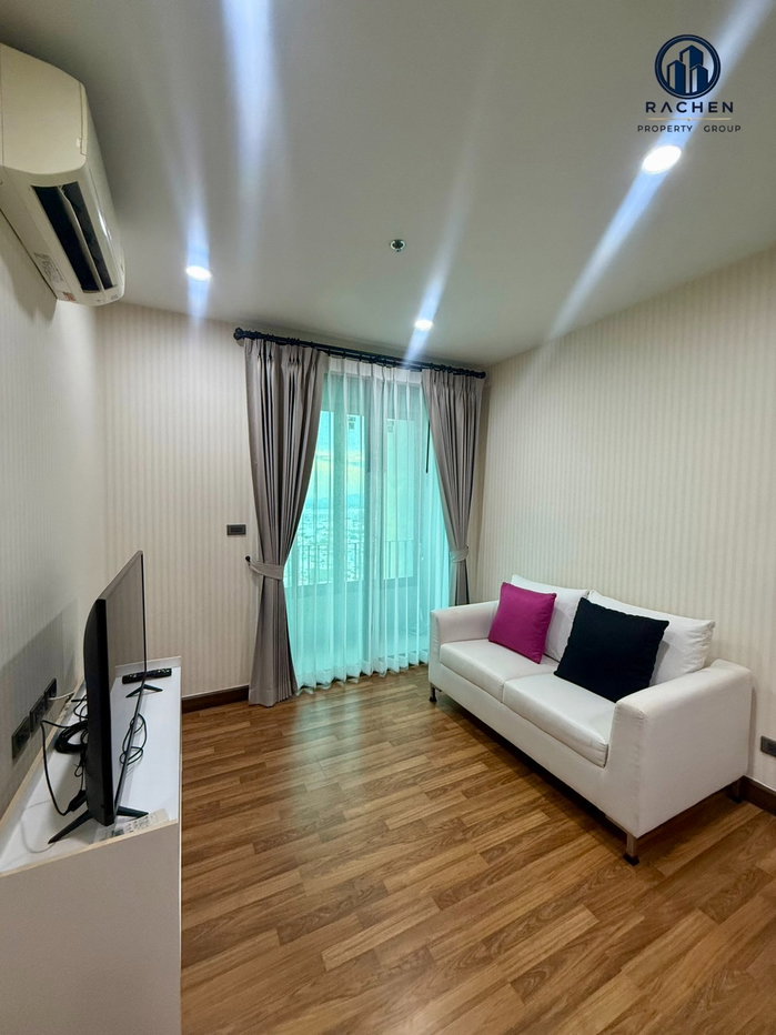 รูป ให้เช่า คอนโด The Rise Residence 1 ห้องนอน ทิศใต้ ขนาด 35 ตร.ม. ชั้น 31 ราคาเช่า 12,000บาท/เดือน โทร 082-2369636 นิว - รูปที่ 4/16