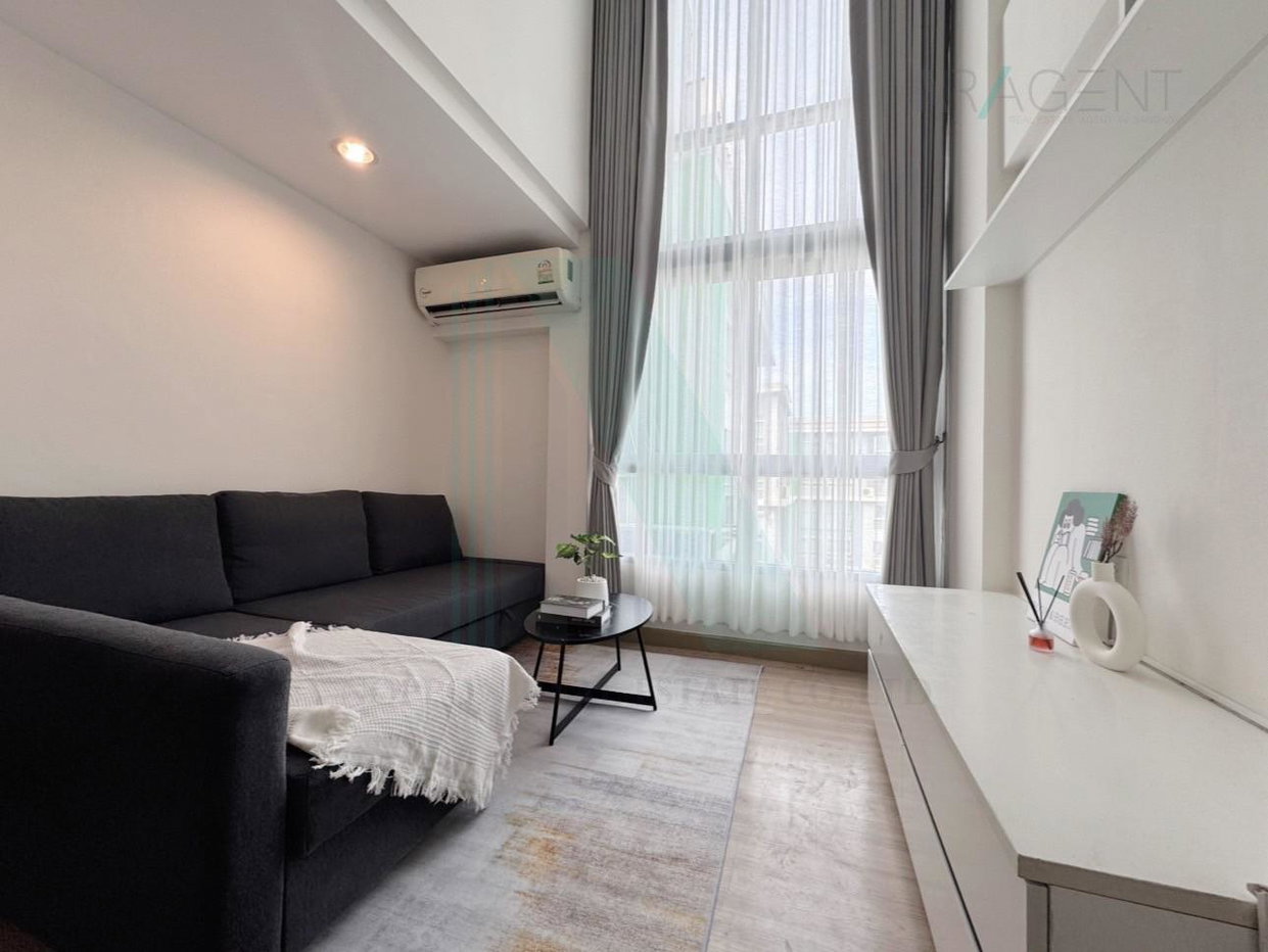 รูป ให้เช่าคอนโด ซูม คอนโด อาคาร 1 ชั้น 6 Duplex ขนาด 50 ตรม ใกล้ ม.กรุงเทพ - รูปที่ 3/8