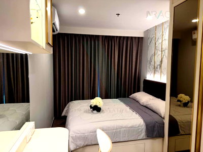 คอนโดให้เช่า : 🚩 ให้เช่าคอนโด รีเจ้นท์ โฮม วุฒากาศ อาคาร A ชั้น 32 1 ห้องนอน ขนาด 26 ตรม ใกล้ BTS วุฒากาศ