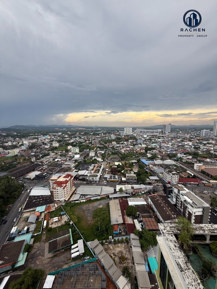 รูป ให้เช่า คอนโด The Rise Residence 1 ห้องนอน ทิศใต้ ขนาด 35 ตร.ม. ชั้น 31 ราคาเช่า 12,000บาท/เดือน โทร 082-2369636 นิว - รูปที่ 5/16