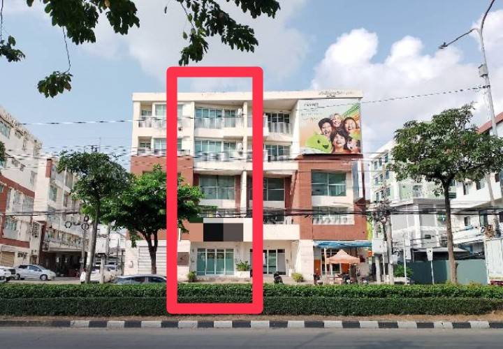 รูป ให้เช่า อาคารพาณิชย์-พักอาศัย 4 ชั้น (มีชั้นลอย) ในโครงการทาวน์โฮม ทองปาน 1 - รูปที่ 1/1