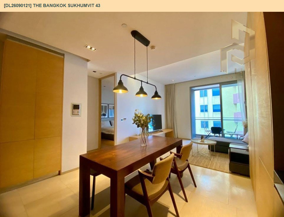 รูป DL26090121 ให้เช่าคอนโด เดอะ บางกอก สุขุมวิท 43 (The Bangkok Sukhumvit 43) ใกล้ BTS พร้อมพงษ์ พร้อมเข้าอยู่ โทรด่วน 0614453194 LineID @952jdxxk - รูปที่ 4/11