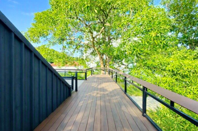 รูป อาคารสูง 3 ชั้น ที่ดินพร้อมโกดังสไตล์เคบิน 2นอน 4น้ำ ติดชายหาดน้ำริน20ม.สุขุมวิท บ้านฉาง ระยอง - รูปที่ 6/8