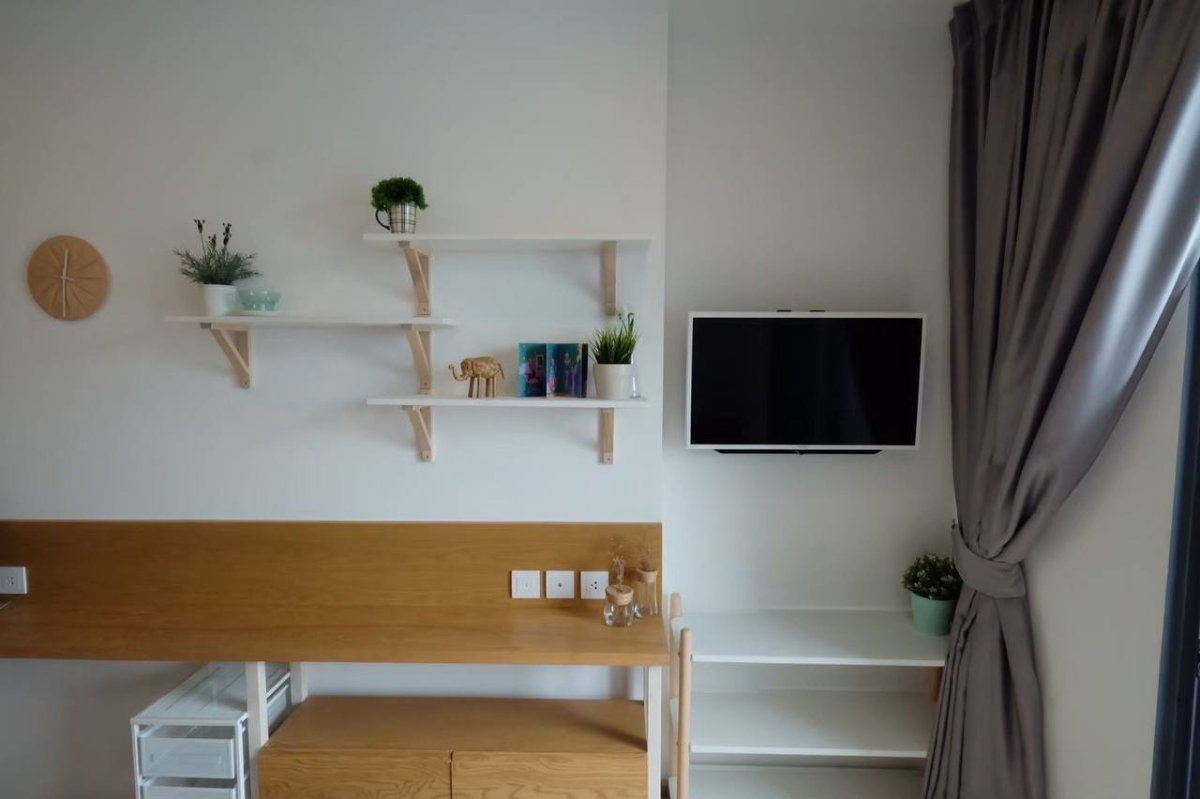 picture Ideo Q Chula Samyan【𝐑𝐄𝐍𝐓】🔥Modern room design focusing on practical functionality, along with complete common areas.🔥 Contact Line ID: @hacondo - 4/7