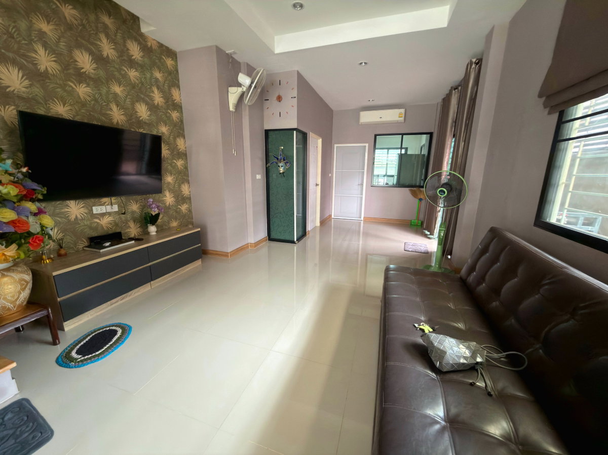 รูป ให้เช่า หมู่บ้านเดอะแคนวาส 3ห้องนอน แอร์ 4 ตัว ใกล้ bts สำโรง (Lineid: nokenos) - รูปที่ 13/20