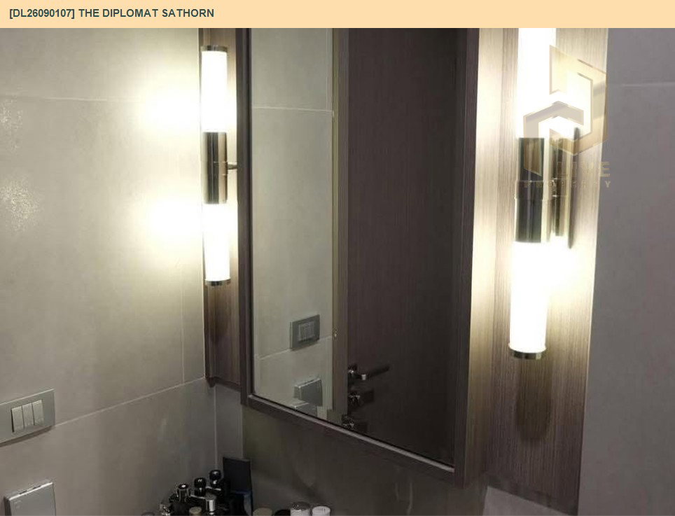 รูป DL26090107 ให้เช่าคอนโด เดอะ ดิโพลแมท สาทร (The Diplomat Sathorn) ใกล้ BTS สุรศักดิ์ พร้อมเข้าอยู่ โทรด่วน 0614453194 LineID @952jdxxk - รูปที่ 9/13