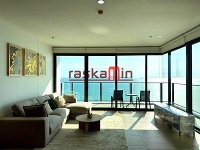 Condos for rent : Northpoint Wongamat | High Floor Condo for Rent | 3 Bed 2 Bath 131.32 sqm Building A