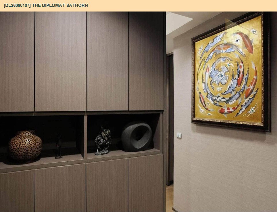 รูป DL26090107 ให้เช่าคอนโด เดอะ ดิโพลแมท สาทร (The Diplomat Sathorn) ใกล้ BTS สุรศักดิ์ พร้อมเข้าอยู่ โทรด่วน 0614453194 LineID @952jdxxk - รูปที่ 7/13