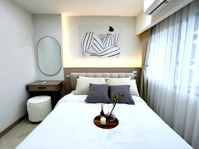 ขายคอนโด : ขายคอนโด ทรีโอ้ การ์เด้น ศรีนครินทร์ ห้องสวย พร้อมเฟอร์นิเจอร์ใหม่หมด
