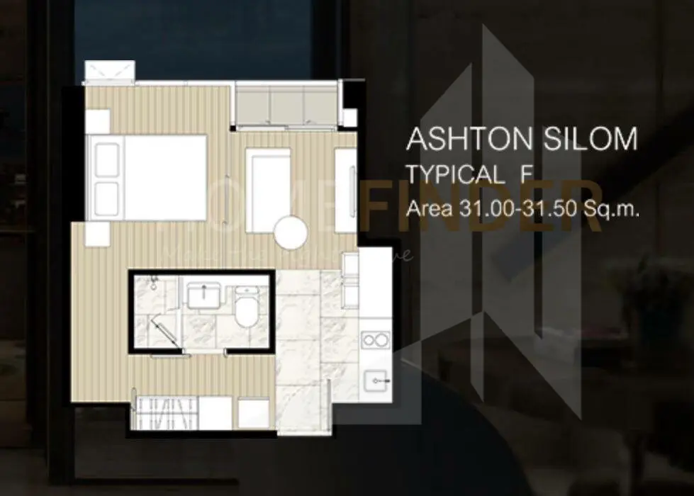 รูป Ashton Silom || แอชตัน สีลม 1 bedroom, for sale - รูปที่ 17/18