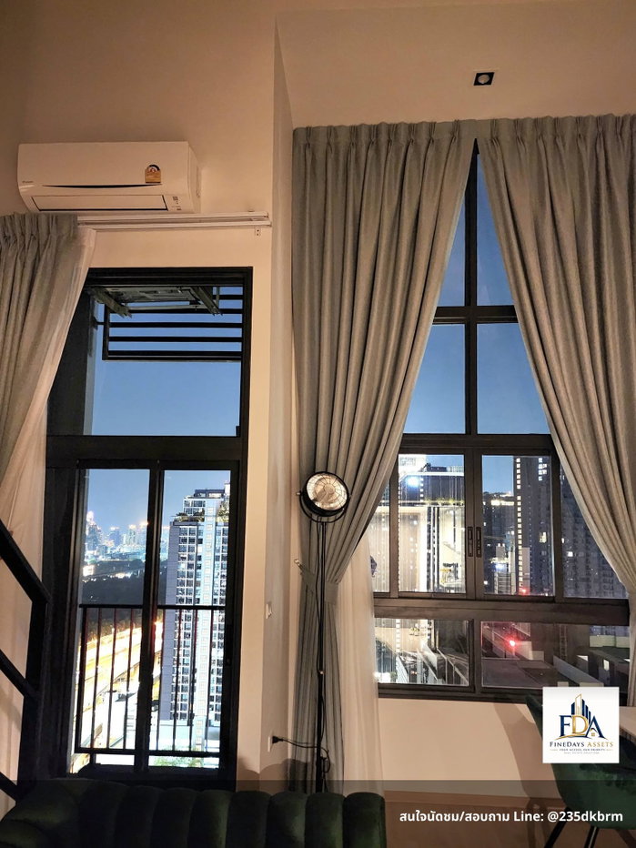 รูป ✨FD-083443 ให้เช่าด่วน! ไอดีโอ พระราม 9 - อโศก ห้อง Loft เพดานสูง 4.22 ม. แต่งครบพร้อมอยู่ ใกล้ - รูปที่ 2/10