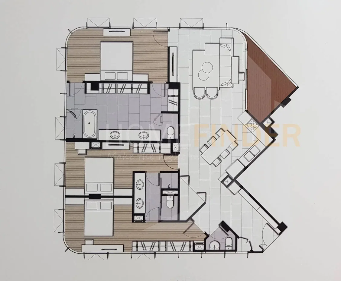 รูป Ashton Residence 41 3 bedrooms, for sale - รูปที่ 8/8