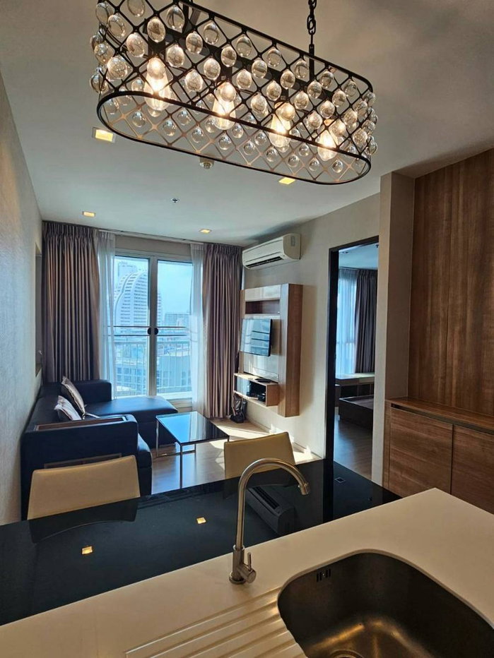 picture Rhythm Sathorn 1bed 45sqm. River view / 23,000 /month Available Now - 1/6