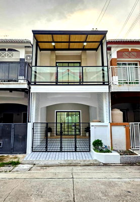ทาวน์โฮม นนทบุรี : MO.  บ้านสวย  3 ห้องนอน   #หมู่บ้านปิยวรารมย์ เฟส 3 ถนนบ้านกล้วย – ไทรน้อย  บางบัวทอง