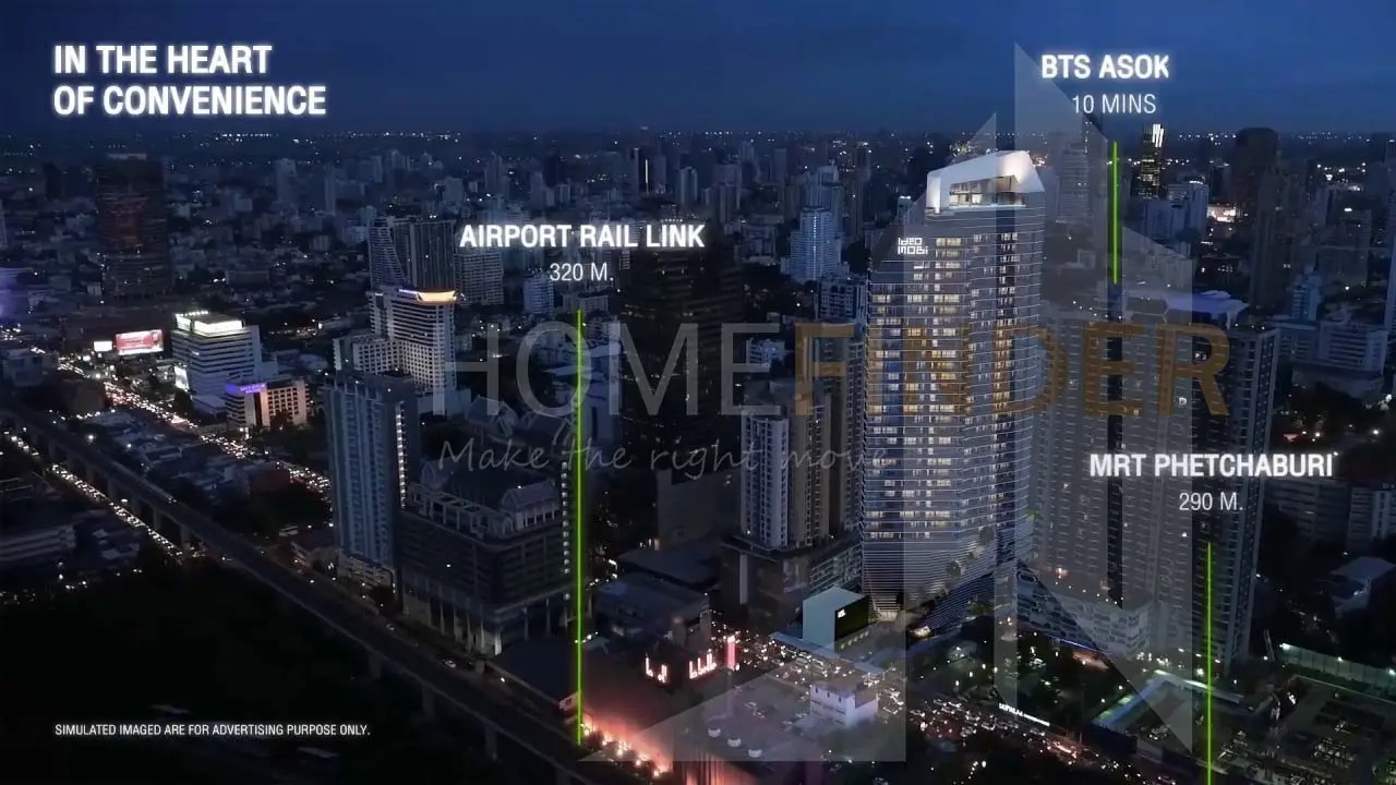 picture IDEO Mobi Asoke 1 bedroom, for sale - 3/11