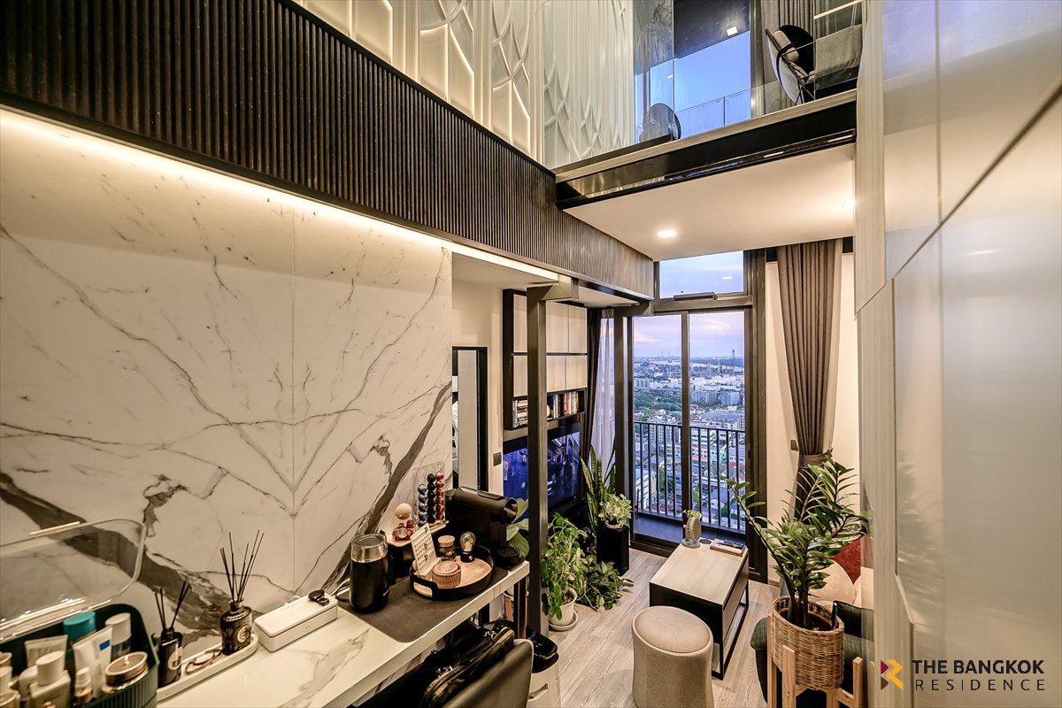 picture Duplex  1 bed,The ultimate river view The Line Sukhumvit 101 near  BTS Punnawithi - 12/18