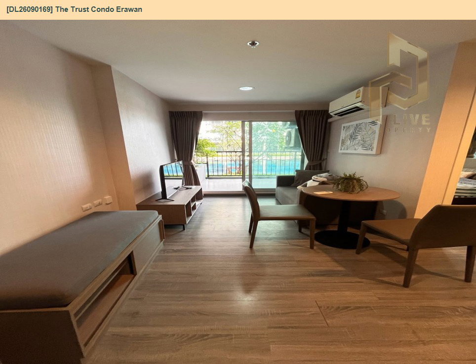 รูป DL26090169 ให้เช่าคอนโด เดอะ ทรัสต์ คอนโด @บีทีเอส เอราวัณ (The Trust Condo @BTS Erawan) ใกล้ BTS ช้างเอราวัณ พร้อมเข้าอยู่ โทรด่วน 0614453194 LineID @952jdxxk - รูปที่ 3/7