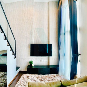 🎊 For Rent Condo C EKKAMAI Building 1, Floor 40,Duplex, Room size 41 sqm