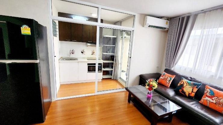 รูป FOr Rent‼️ให้เช่าคอนโดลุมพินีรามอินทราหลักสี่ +สภาพใหม่+พร้อมเฟอร์นิเจอร์ครบ - รูปที่ 7/16