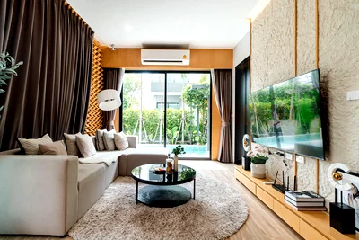 Houses for sale Bangkok-Chon Buri Motorway : Altitude Forest Onnut-Latkrabang 3 bedrooms, for sale