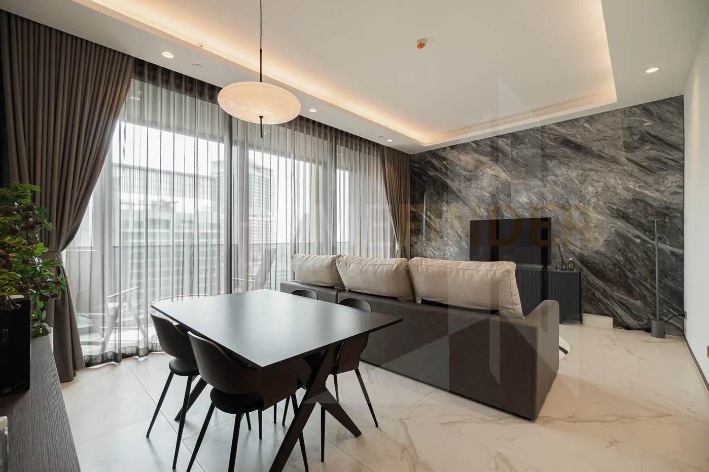 รูป The Estelle Phrom Phong HF-8962 2 bedrooms, for rent - รูปที่ 2/8