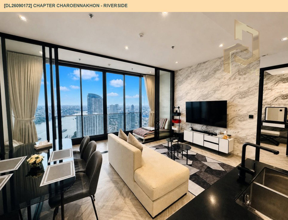 รูป DL26090172 ให้เช่าคอนโด แชปเตอร์ เจริญนคร - ริเวอร์ไซต์ (Chapter Charoennakhon - Riverside) ใกล้ BTS กรุงธนบุรี พร้อมเข้าอยู่ โทรด่วน 0614453194 LineID @952jdxxk - รูปที่ 14/17