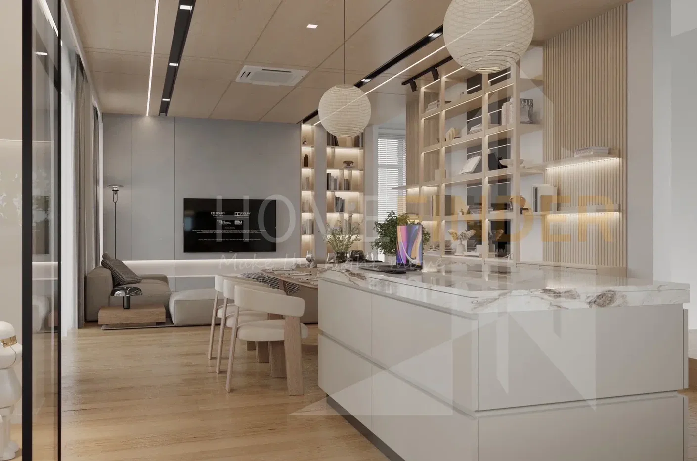 รูป VIVE Rama 9 3 bedrooms, for rent - รูปที่ 3/10