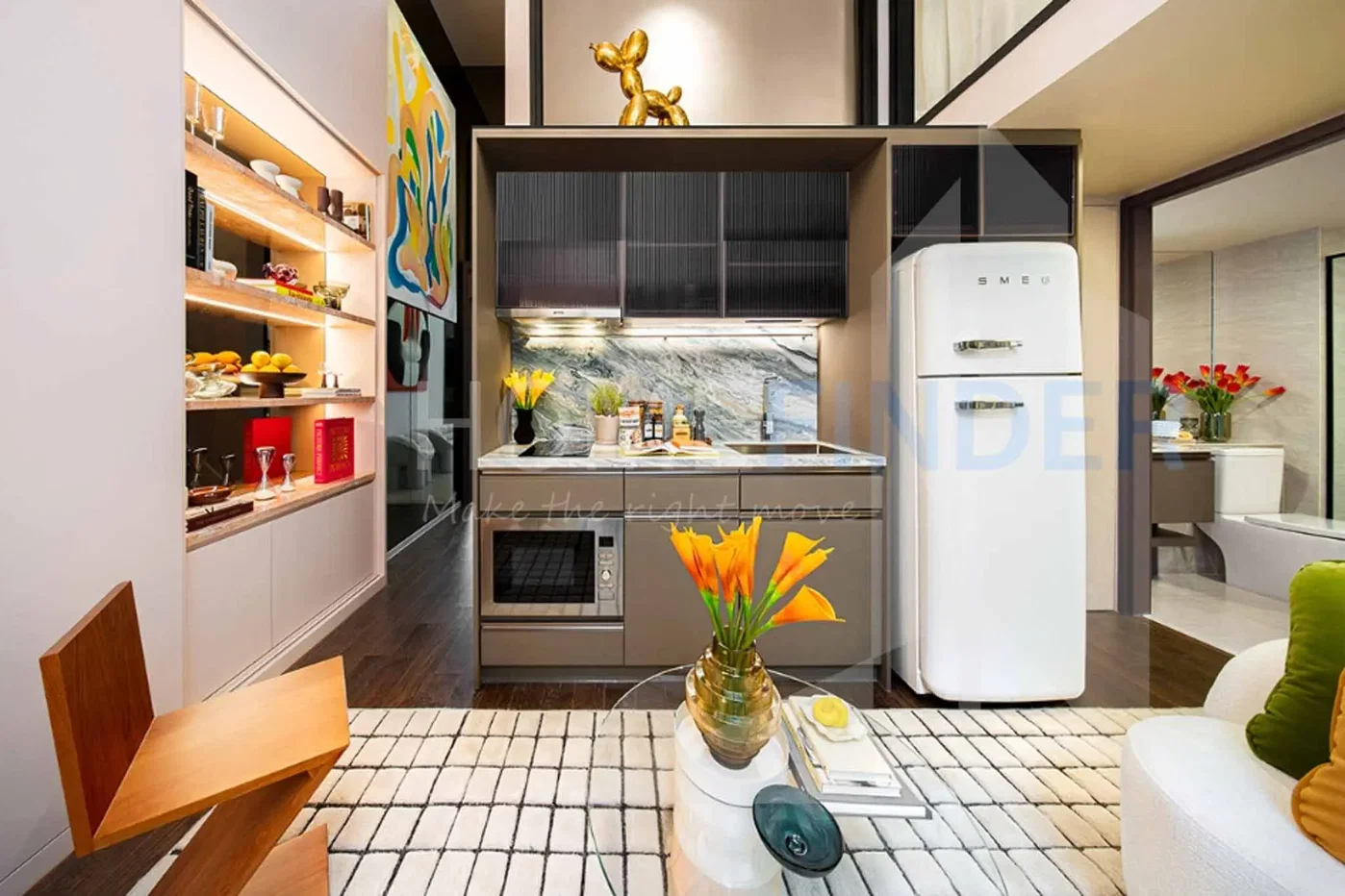 รูป SHUSH Ratchathewi 1 bedroom, for sale - รูปที่ 3/6