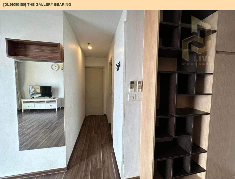 รูป DL26090180 ให้เช่าคอนโด เดอะ แกลเลอรี่ แบริ่ง  (The Gallery Bearing) ใกล้ BTS แบริ่ง พร้อมเข้าอยู่ โทรด่วน 0653619502 LineID @952jdxxk - รูปที่ 10/10