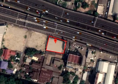 เช่าที่ดิน ถนนประดิษฐ์มนูธรรม : Land + Warehouse 1 story in Rama 9 for rent studio, for rent