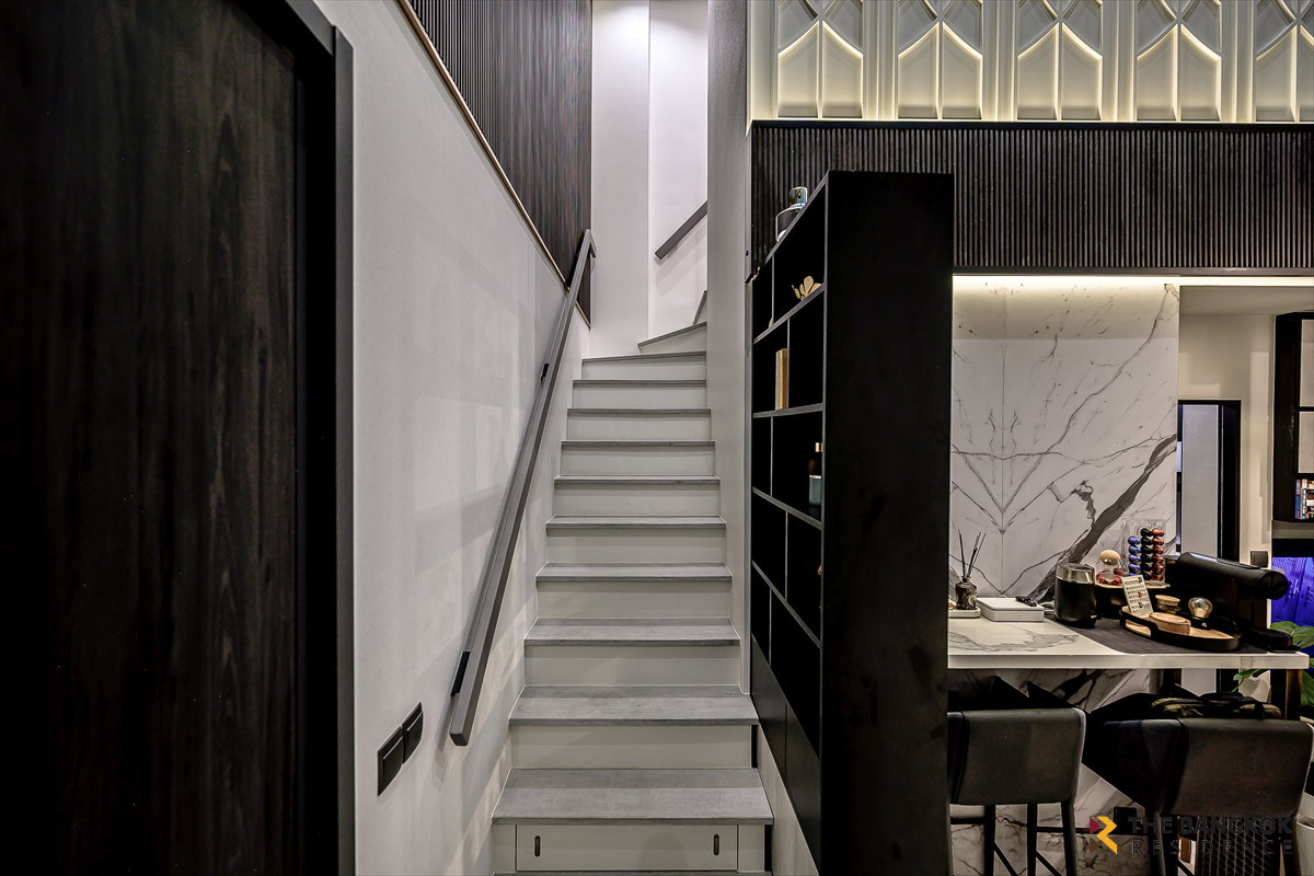 picture Duplex  1 bed,The ultimate river view The Line Sukhumvit 101 near  BTS Punnawithi - 15/18
