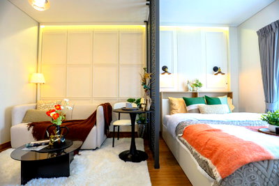 ขายคอนโด : 🏡 คอนโดมิเนียม 23 ตร.ม. 📍 ยูนิโอ พระราม 2 – ท่าข้าม (UNIO RAMA 2 – THAKHAM) ✨ ห้องแต่งสวยพร้อมอยู่ · ทำเลเดินไปเซ็นทรัลพระราม 2