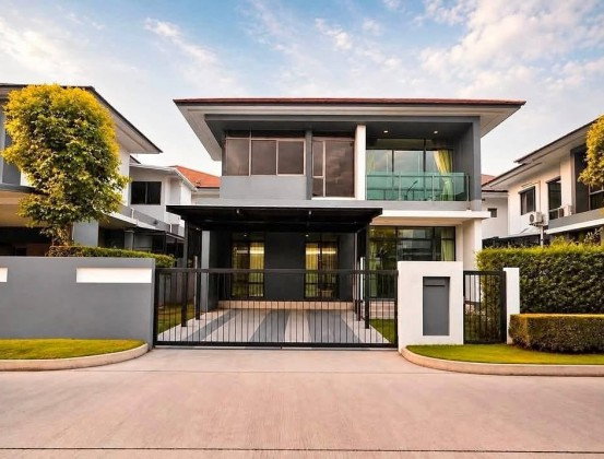 รูป ให้เช่าบ้านเดี่ยว 2 ชั้น หมู่บ้านเศรษฐสิริ กรุงเทพกรีฑาตัดใหม่ / บ้านสวย เฟอร์นิเจอร์ครบ Fully Furnished แอร์ทั้งหลัง อยู่อาศัย ไม่อนุญาตสัตว์เลี้ยง - รูปที่ 1/16