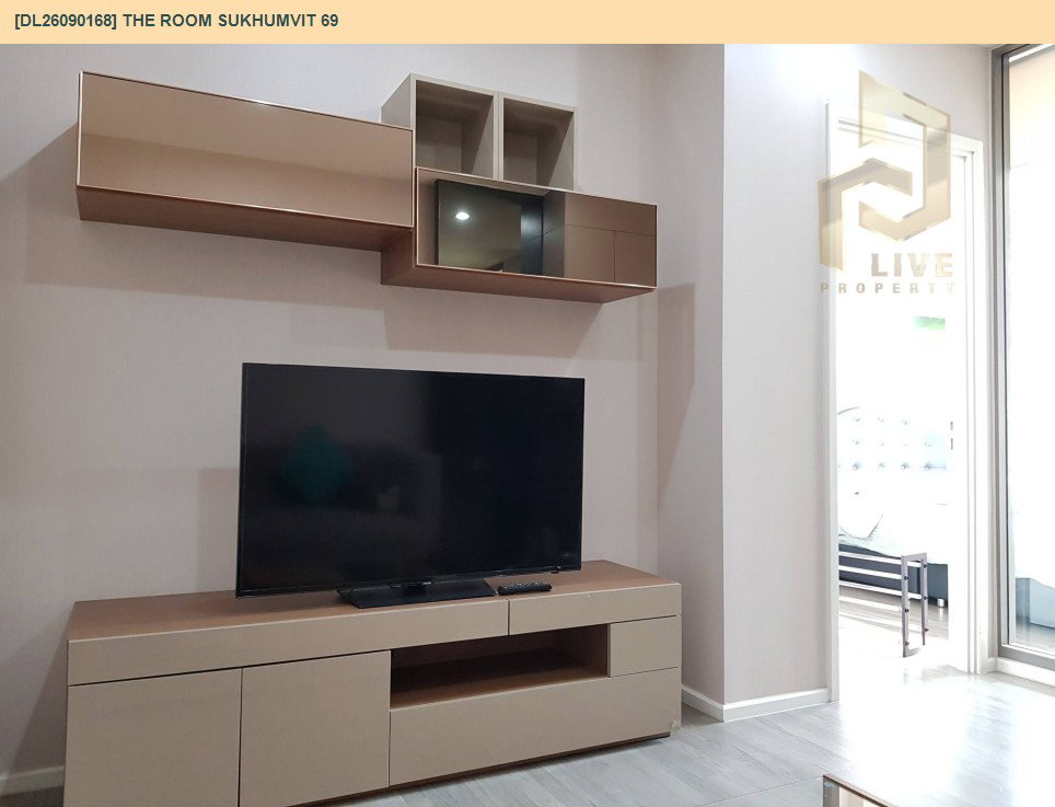 รูป DL26090168 ให้เช่าคอนโด เดอะ รูม สุขุมวิท 69 (The Room Sukhumvit 69) ใกล้ BTS พระโขนง พร้อมเข้าอยู่ โทรด่วน 0638692663 LineID @952jdxxk - รูปที่ 5/7