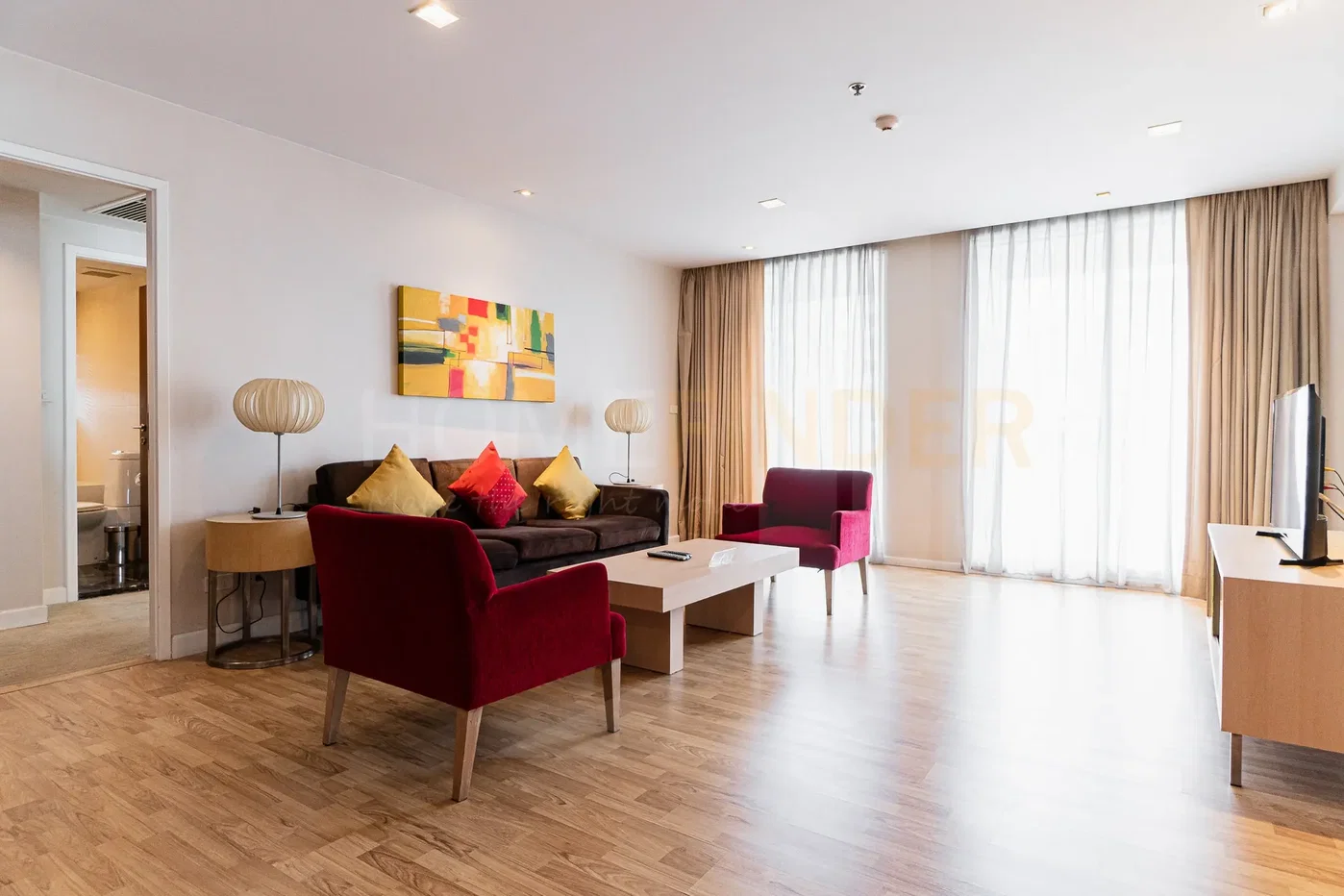 รูป Urbana Langsuan (Premier) 3 bedrooms, for rent - รูปที่ 1/10