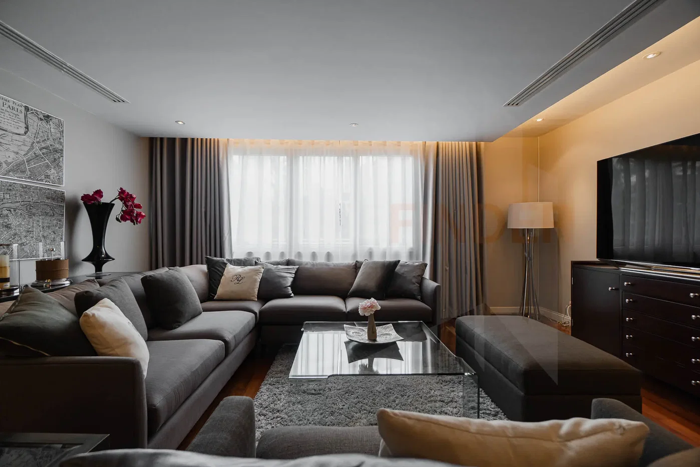 รูป La Citta Penthouse Thonglor 3 bedrooms, for rent - รูปที่ 1/11
