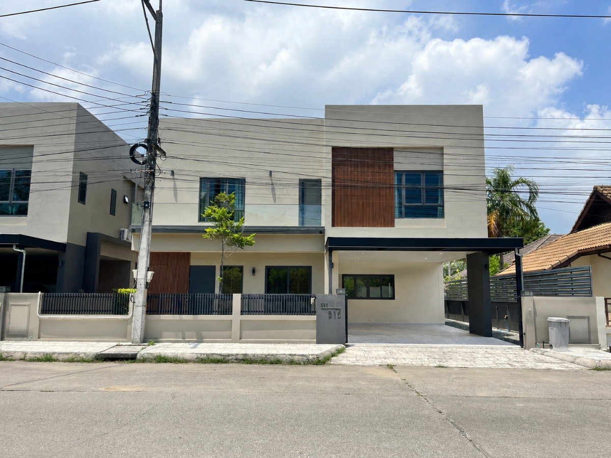 รูป บ้านเดี่ยวสไตล์โมเดิร์นให้เช่า ใกล้ SBS International School & Kad Farang | หางดง เชียงใหม่ - รูปที่ 1/33