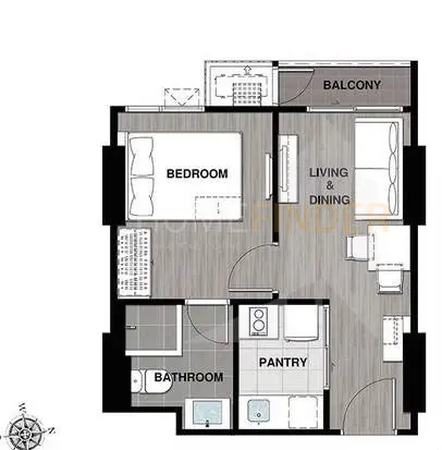รูป Centric Ratchada - Huai Khwang 1 bedroom, for sale - รูปที่ 5/5