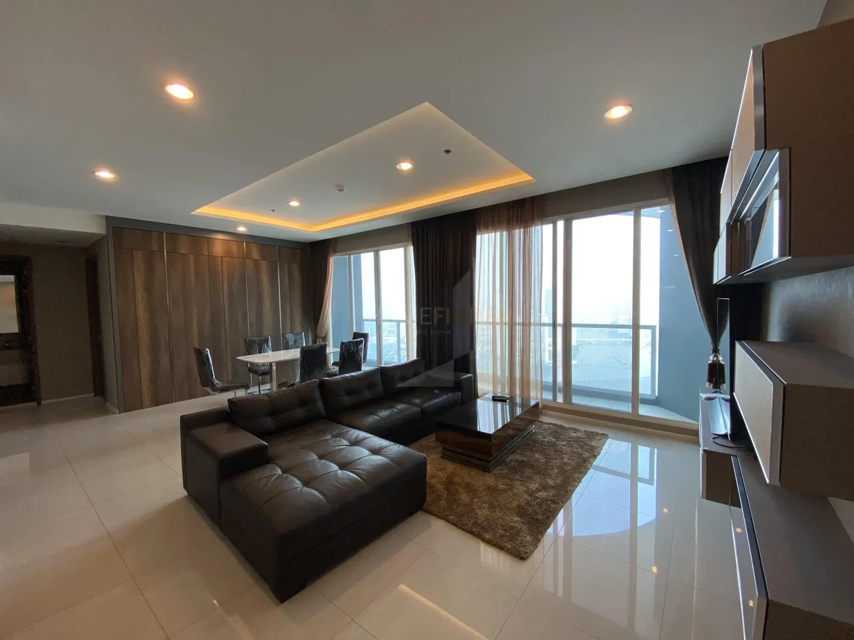 รูป Menam Residences 3 bedrooms, for rent - รูปที่ 1/7