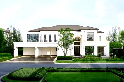 Houses for sale Suan Luang : Baan Sansiri Pattanakarn 4 bedrooms, for sale