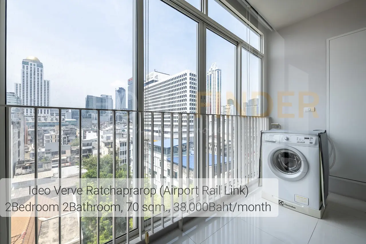 รูป IDEO Verve Ratchaprarop 2 bedrooms, for rent - รูปที่ 10/20