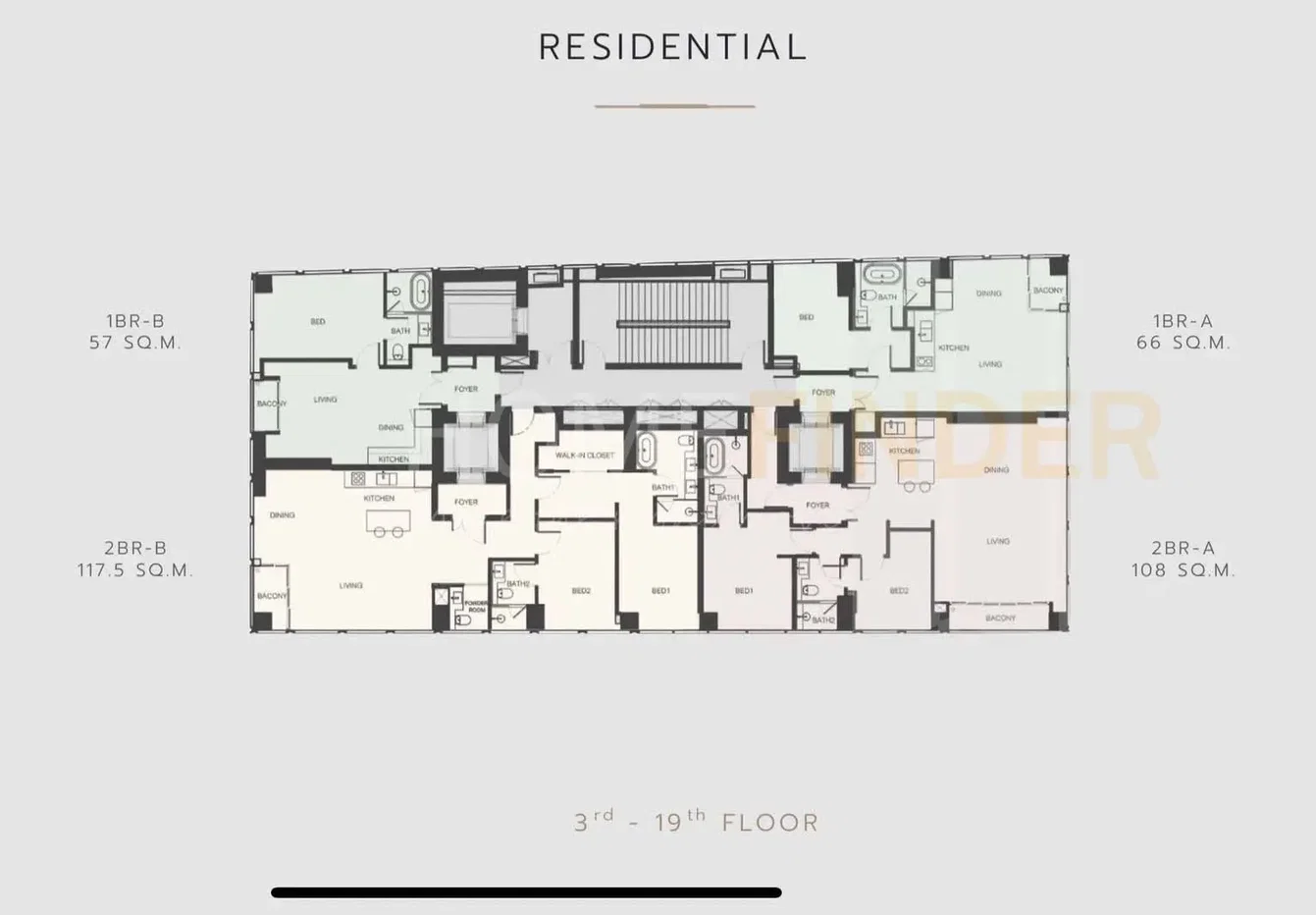 รูป Tonson One Residence 1 bedroom, for sale - รูปที่ 7/7