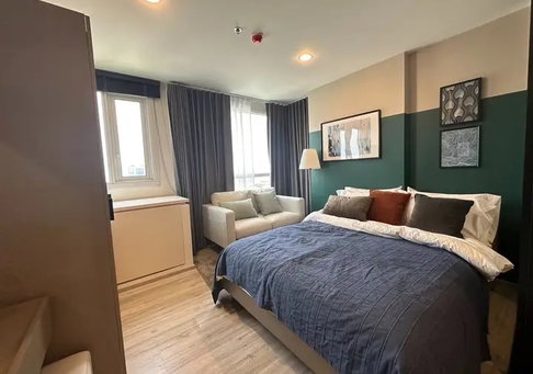 1Bed | 1Bath | MRT Huai Khwang | 30sqm | THB 17,900/mo | Fl.25 — XT Huaikhwang Bangkok