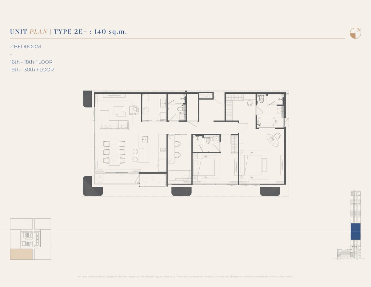 picture KingsQuare Residence 2 bedrooms, for sale - 4/14