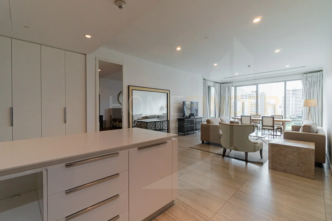 รูป 185 Rajadamri 2 bedrooms, for rent - รูปที่ 4/10
