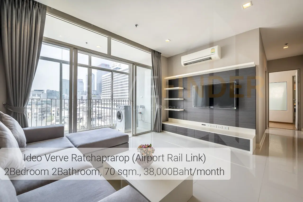 รูป IDEO Verve Ratchaprarop 2 bedrooms, for rent - รูปที่ 7/20